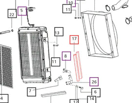 Mahindra Tractor Foam Sealing 007535510C1 Mahindra Direct Parts