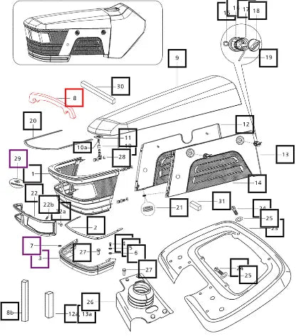 Mahindra Tractor Foam Sealing - Tier Iv E007540756C1 Mahindra Direct Parts