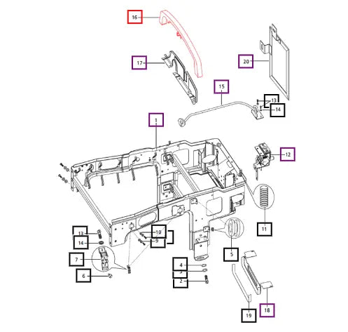 Mahindra Tractor Foam Top Sealing E007542205C1 Mahindra Direct Parts