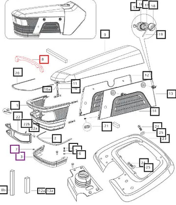 Mahindra Tractor Foam Top Sealing E007544039C1 Mahindra Direct Parts
