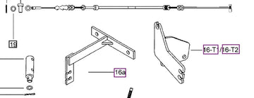 Mahindra Tractor Foot Accelerator Cable 007535348C1 Mahindra Direct Parts