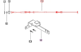 Mahindra Tractor Foot Throttle Cable E008002298B91 Mahindra Direct Parts