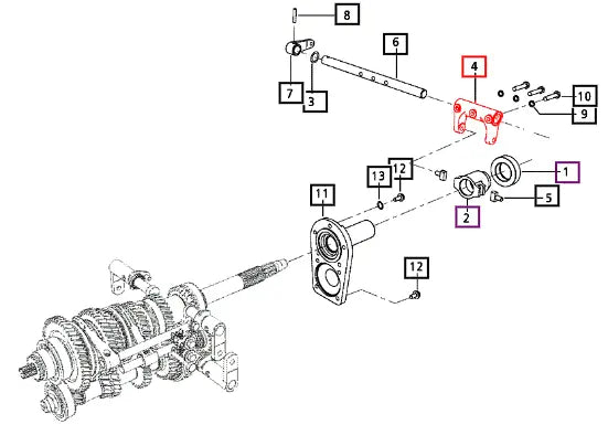 Mahindra Tractor Fork Clutch Release Bearing 006505103D1 Mahindra Direct Parts