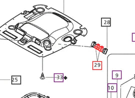 Mahindra Tractor Frame Middle Switch B-post E007701211D91 Mahindra Direct Parts