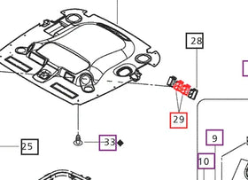 Mahindra Tractor Frame Middle Switch B-post E007701211D91 Mahindra Direct Parts