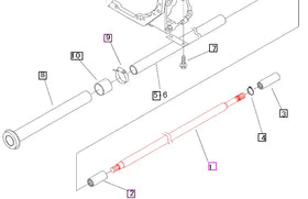Mahindra Tractor Front 4WD Driveshaft 19441905000 Mahindra
