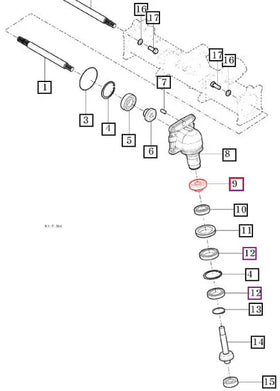 Mahindra Tractor Front Axle 14T Bevel Gear 11104130040 Mahindra