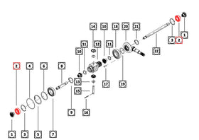 Mahindra Tractor Front Axle Bearing SP010107709 Mahindra Direct Parts