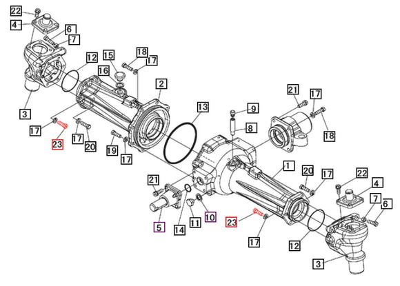 Mahindra Tractor Front Axle Bolt 19483157000 Mahindra Direct Parts