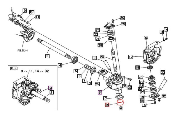 Mahindra Tractor Front Axle Bushing 07961045250 Mahindra Direct Parts