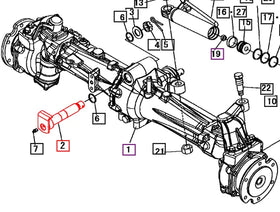 Mahindra Tractor Front Axle Center Pin 19453165AG0 Mahindra Direct Parts