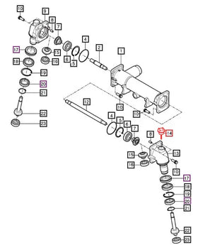Mahindra Tractor Front Axle Dipstick 11614152100 Mahindra