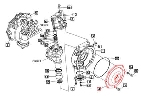 Mahindra Tractor Front Axle Hub Cover 19483145AG0 Mahindra Direct Parts