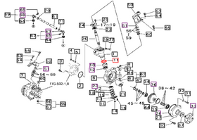 Mahindra Tractor Front Axle Knuckle Drop Shaft Seal 69542-65100 Mahindra