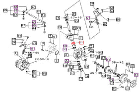 Mahindra Tractor Front Axle Knuckle Drop Shaft Seal 69542-65100 Mahindra