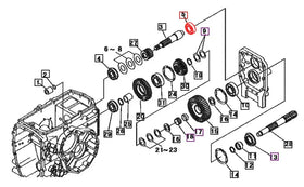 Mahindra Tractor Front Axle Shaft Bearing 07520663050 Mahindra