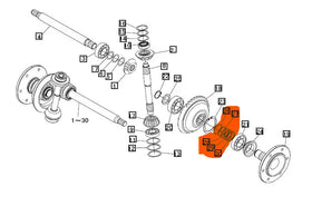 Mahindra Tractor Front Axle Shim Kit 19483133000 Mahindra