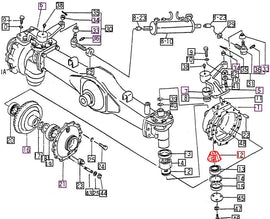 Mahindra Tractor Front Axle Small Bevel Gear 15604340063 Mahindra