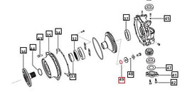 Mahindra Tractor Front Axle Snap Ring (Update) Mahindra Direct Parts