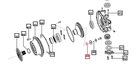 Mahindra Tractor Front Axle Snap Ring (Update) Mahindra Direct Parts