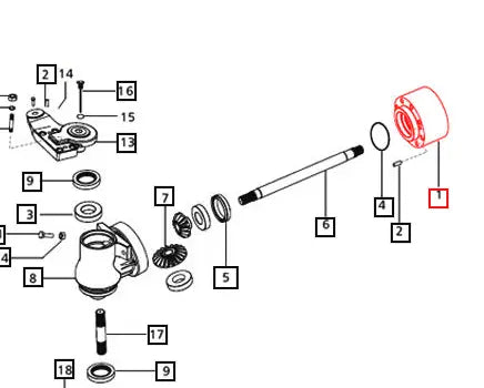 Mahindra Tractor Front Axle Spacer E006504549D1 Mahindra Direct Parts