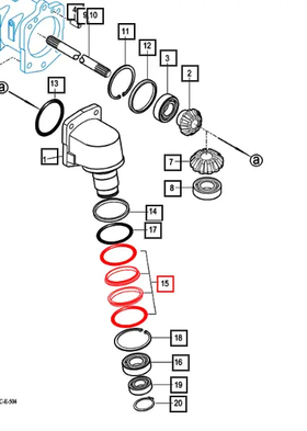 Mahindra Tractor Front Axle Steering Knuckle Seal 16704340040 Mahindra