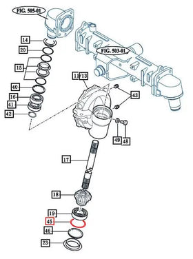 Mahindra Tractor  Front Axle Vertical Shaft Shim 16704130060 Mahindra