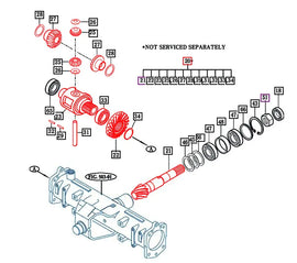 Mahindra Tractor Front Diff Differential 16704112001 Mahindra