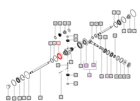 Mahindra Tractor Front Differential Bearing 006504601D1 Mahindra Direct Parts