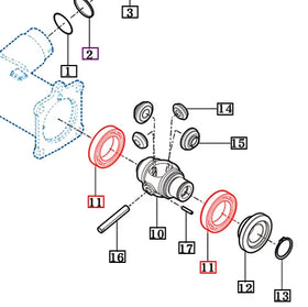 Mahindra Tractor Front Differential Bearing 6010 V6001106010 Mahindra Direct Parts
