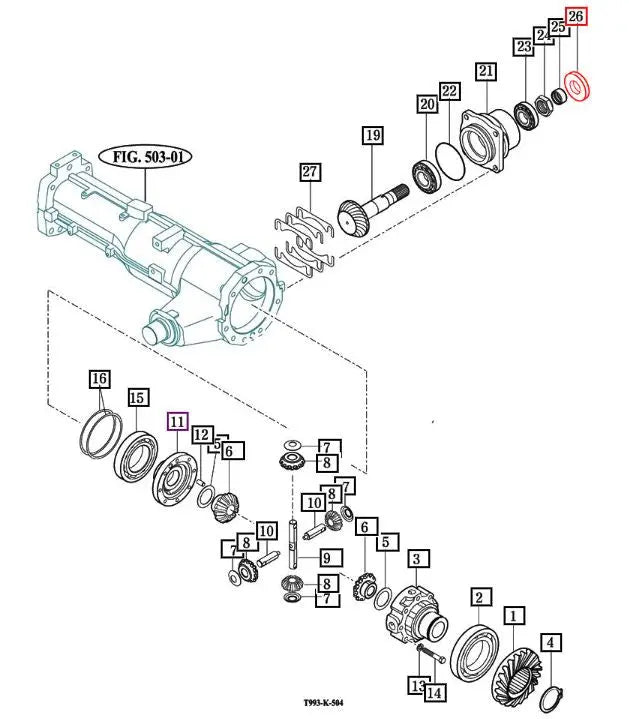 Mahindra Tractor Front Differential Oil Seal Mahindra Direct Parts