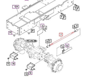 Mahindra Tractor Front Drive Shaft 14724100011 Mahindra Direct Parts