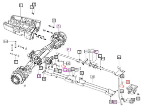 Mahindra Tractor Front Driveshaft Coupler At Front Axle 006503468C1 Mahindra Direct Parts