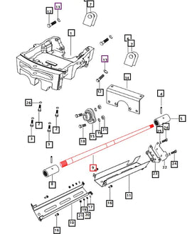 Mahindra Tractor Front Driveshaft E006505468C1 Mahindra