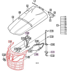 Mahindra Tractor Front Grill 11336017101 Mahindra