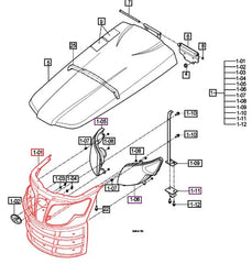 Mahindra Tractor Front Grill 11336017101