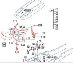 Mahindra Tractor Front Grill 12416012010MR Mahindra