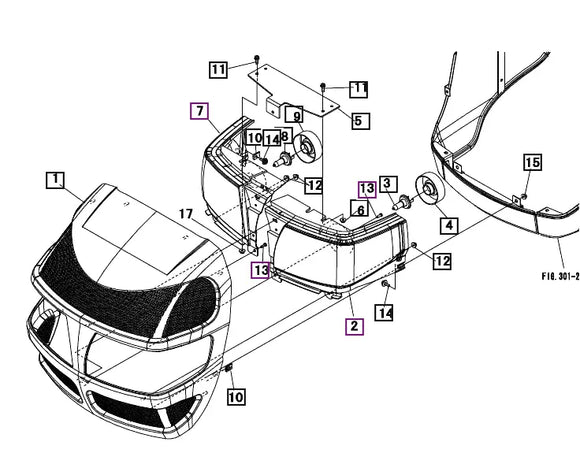 Mahindra Tractor Front Grill Assembly 19481130000 Mahindra Direct Parts