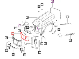 Mahindra Tractor Front Grill Screen E007544286B1 Mahindra Direct Parts