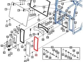 Mahindra Tractor Front Lower Glass Insulator 11107033210 Mahindra Direct Parts