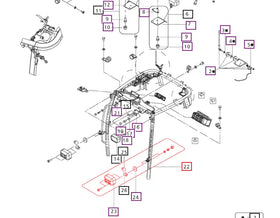 Mahindra Tractor Front P & T Lamp Cab E007518481D91 Mahindra
