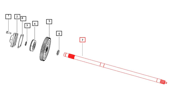 Mahindra Tractor Front PTO Shaft 000016368P04 Mahindra Direct Parts