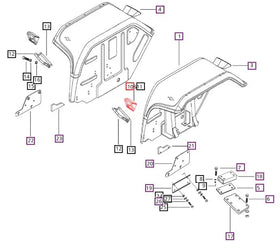Mahindra Tractor Front Parking and Turn Signal Light 008000698B91 Mahindra