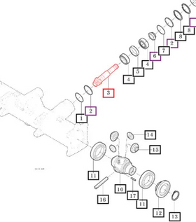 Mahindra Tractor Front Pinion 8 Tooth 11104112110 Mahindra