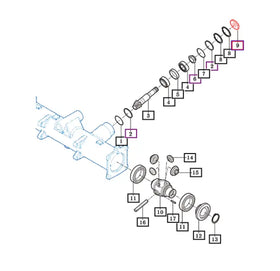 Mahindra Tractor Front Pinion Seal V7441204707 Mahindra