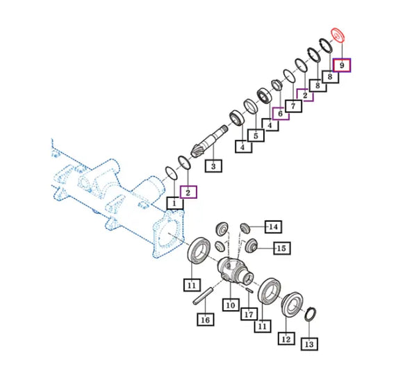 Mahindra Tractor Front Pinion Seal V7441204707 Mahindra