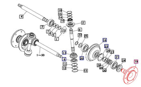 Mahindra Tractor Front Stub Shaft Axle 19483149AG0 Mahindra
