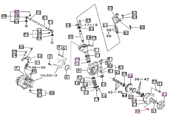 Mahindra Tractor Front Wheel Axle Bolt F1550110025 Mahindra Direct Parts