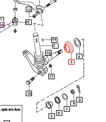 Mahindra Tractor Front Wheel Dust Cover 000048541D Mahindra Direct Parts