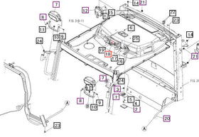 Mahindra Tractor Front Wiper Switch 19467433000 Mahindra